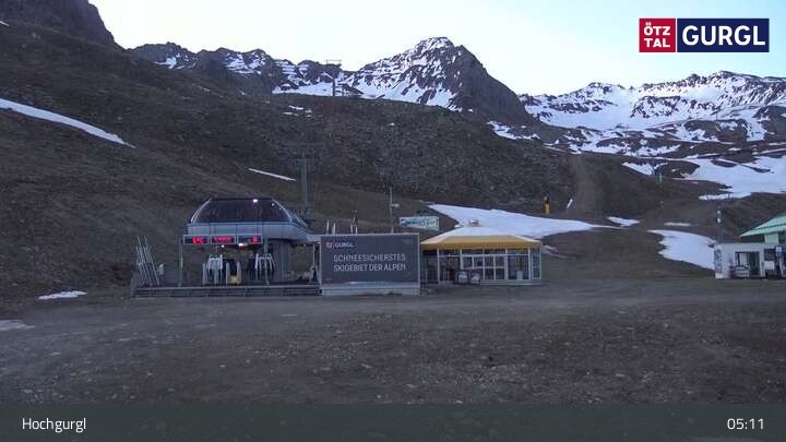 Archiv Foto Webcam Hochgurgl im Ötztal - Schermerbahn