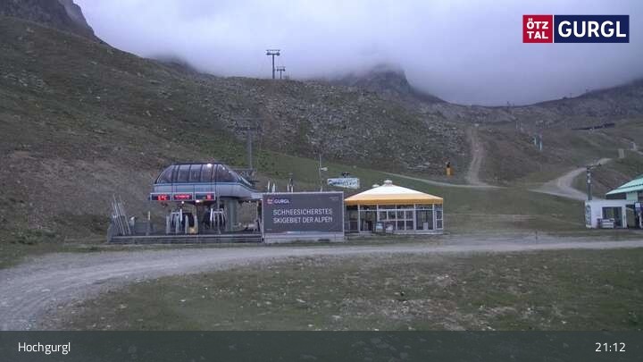 Archiv Foto Webcam Hochgurgl im Ötztal - Schermerbahn