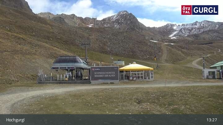 Archiv Foto Webcam Hochgurgl im Ötztal - Schermerbahn