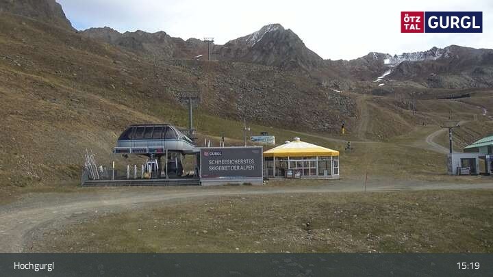 Archiv Foto Webcam Hochgurgl im Ötztal - Schermerbahn