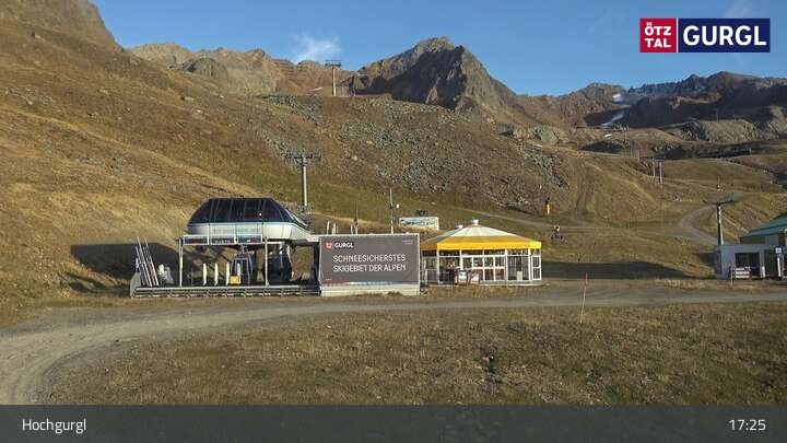 Archiv Foto Webcam Hochgurgl im Ötztal - Schermerbahn