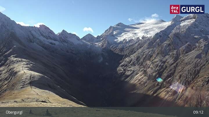 Archived image Webcam Hohe Mut Mountain, Obergurgl