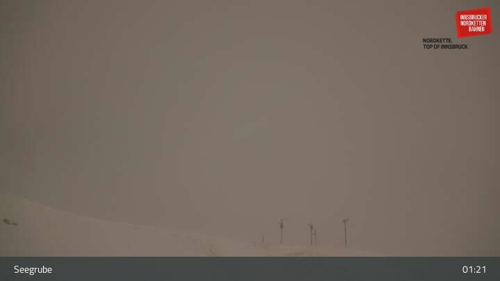 Archiv Foto Webcam Innsbrucker Nordkettenbahnen, Bergstation Seegrube