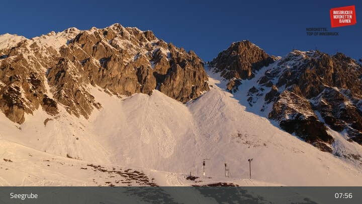 Archived image Webcam Innsbruck, Top Station Seegrube