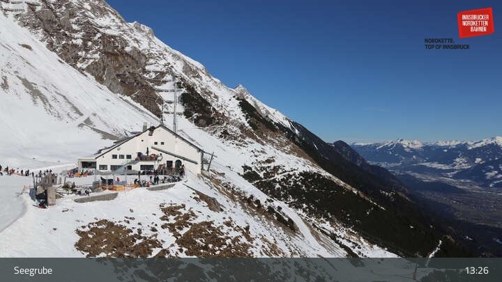 Archived image Webcam Innsbruck, Top Station Seegrube