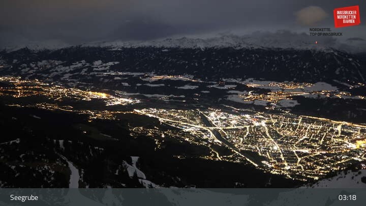 Archiv Foto Webcam Innsbrucker Nordkettenbahnen, Bergstation Seegrube