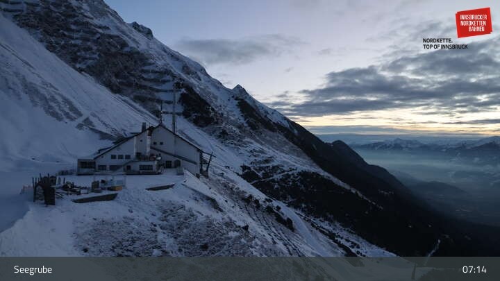 Archived image Webcam Innsbruck, Top Station Seegrube