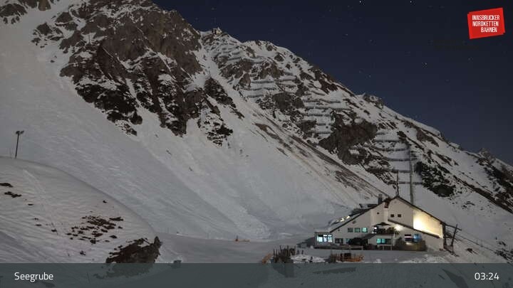 Archiv Foto Webcam Innsbrucker Nordkettenbahnen, Bergstation Seegrube
