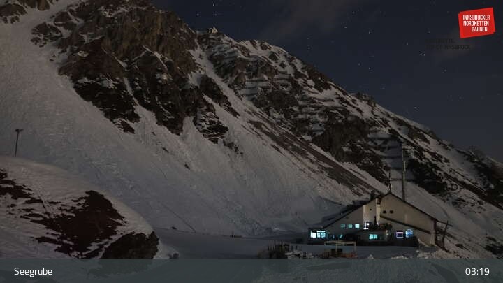 Archiv Foto Webcam Innsbrucker Nordkettenbahnen, Bergstation Seegrube