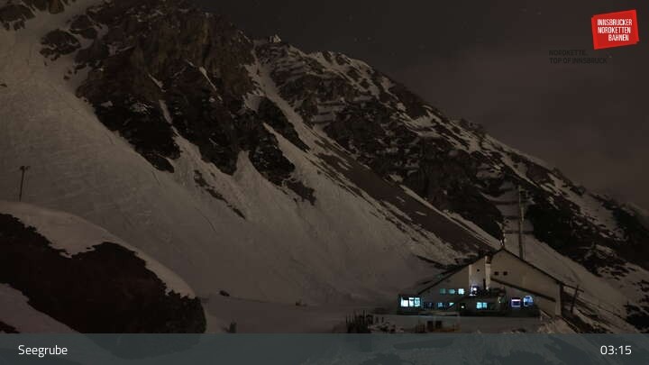 Archiv Foto Webcam Innsbrucker Nordkettenbahnen, Bergstation Seegrube