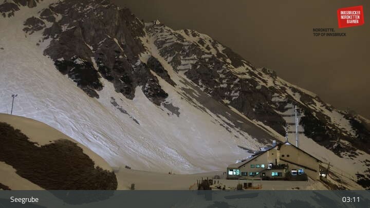 Archiv Foto Webcam Innsbrucker Nordkettenbahnen, Bergstation Seegrube