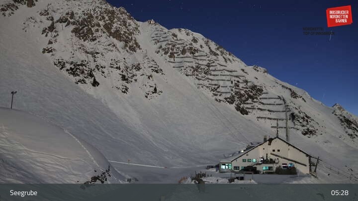 Archived image Webcam Innsbruck, Top Station Seegrube