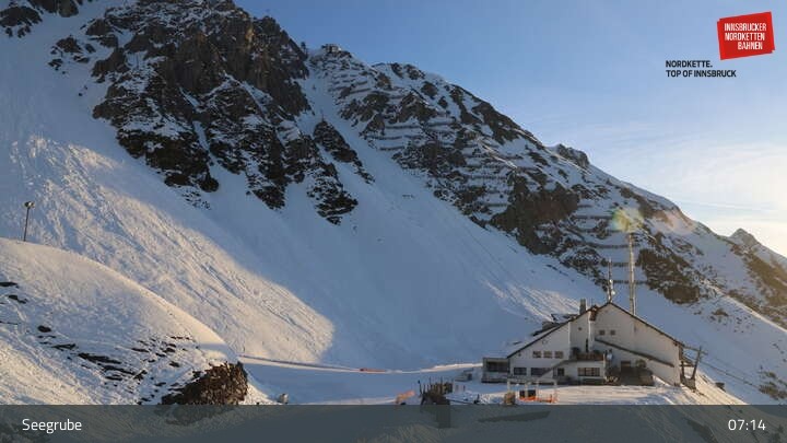 Archived image Webcam Innsbruck, Top Station Seegrube