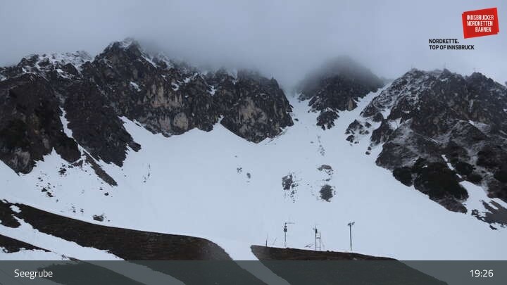 Archived image Webcam Innsbruck, Top Station Seegrube