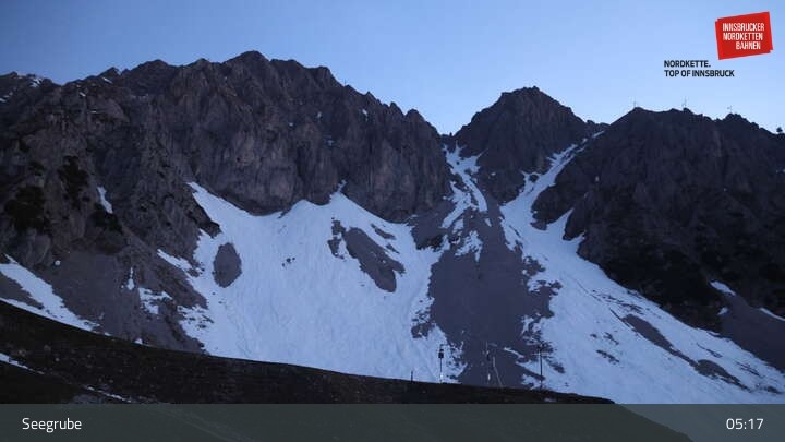 Archiv Foto Webcam Innsbrucker Nordkettenbahnen, Bergstation Seegrube