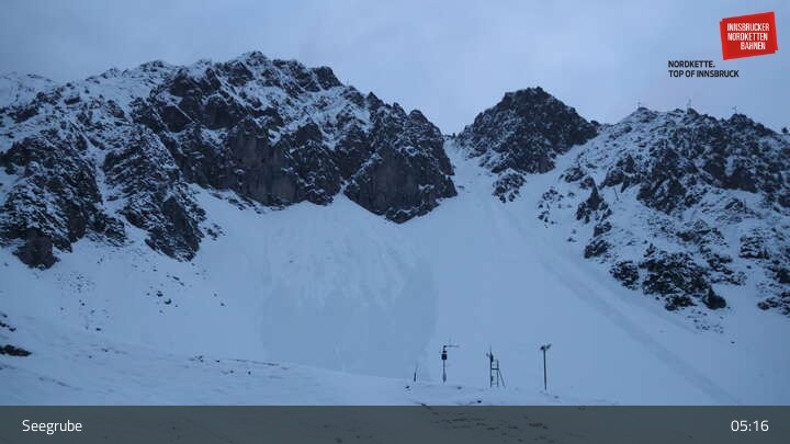 Archiv Foto Webcam Innsbrucker Nordkettenbahnen, Bergstation Seegrube