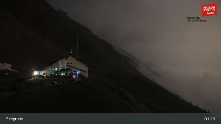 Archiv Foto Webcam Innsbrucker Nordkettenbahnen, Bergstation Seegrube