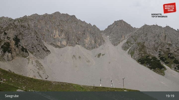 Archiv Foto Webcam Innsbrucker Nordkettenbahnen, Bergstation Seegrube