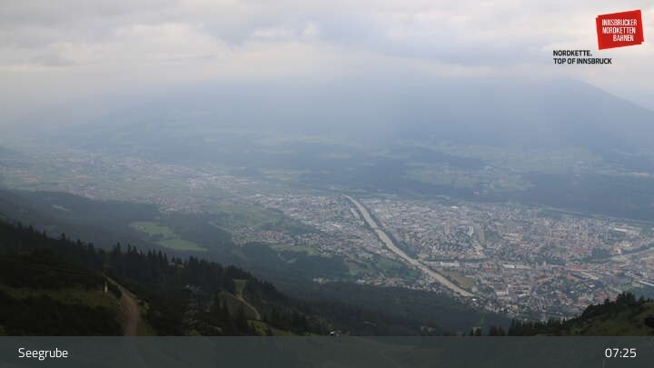 Archiv Foto Webcam Innsbrucker Nordkettenbahnen, Bergstation Seegrube