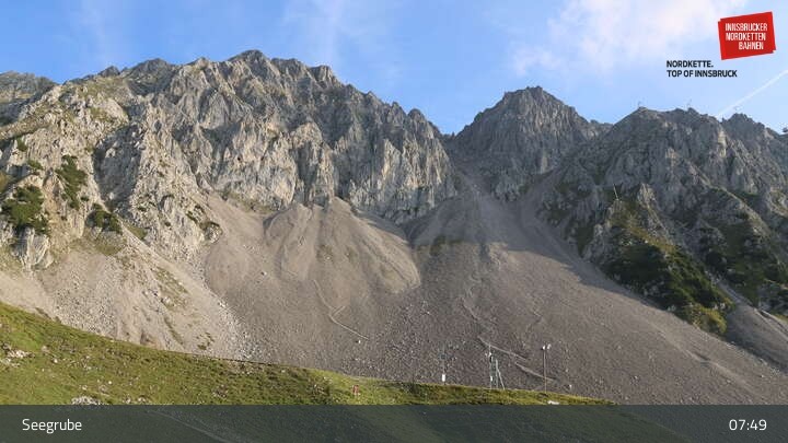 Archived image Webcam Innsbruck, Top Station Seegrube