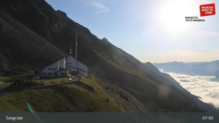 Archived image Webcam Innsbruck, Top Station Seegrube