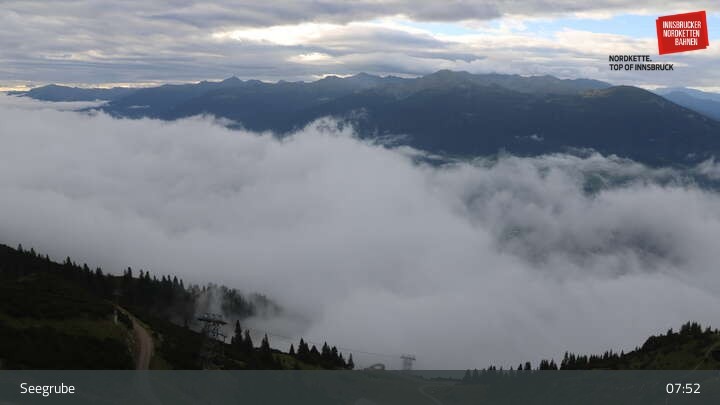 Archived image Webcam Innsbruck, Top Station Seegrube