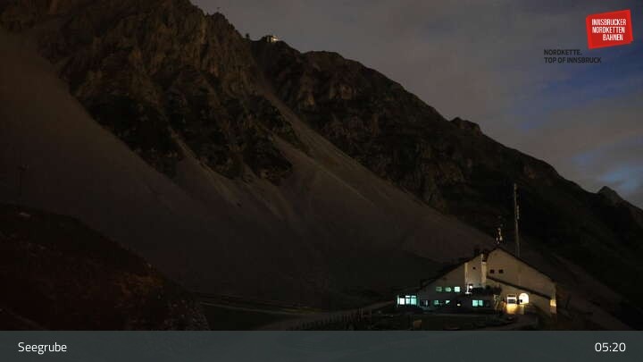 Archiv Foto Webcam Innsbrucker Nordkettenbahnen, Bergstation Seegrube