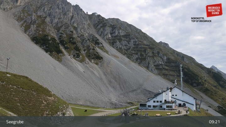 Archived image Webcam Innsbruck, Top Station Seegrube