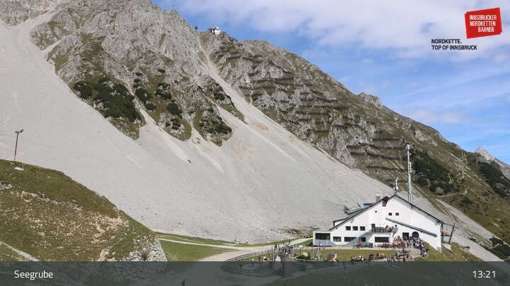 Archived image Webcam Innsbruck, Top Station Seegrube