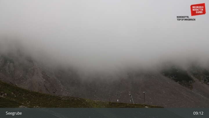 Archiv Foto Webcam Innsbrucker Nordkettenbahnen, Bergstation Seegrube