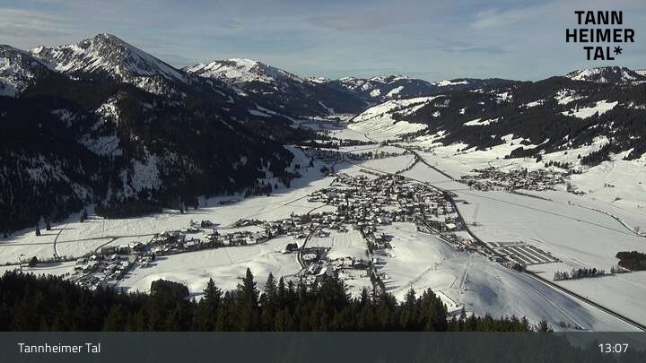 Archiv Foto Webcam Tannheim: Mittelstation Neunerköpfle