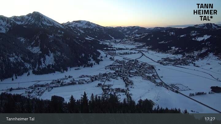 Archiv Foto Webcam Tannheim: Mittelstation Neunerköpfle