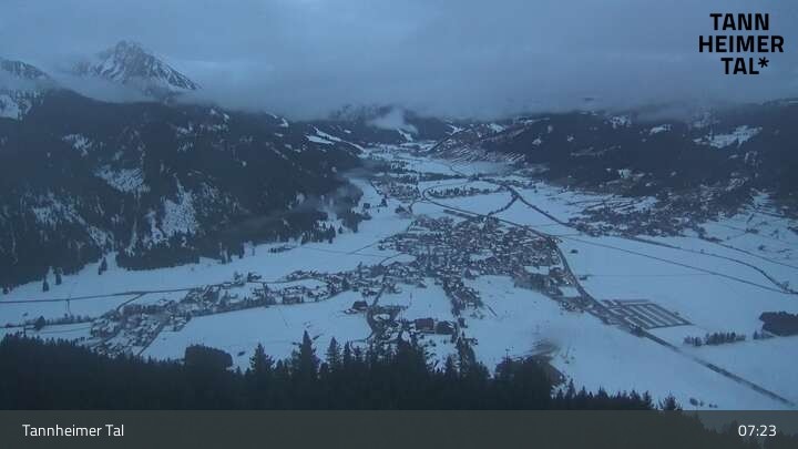Archiv Foto Webcam Tannheim: Mittelstation Neunerköpfle