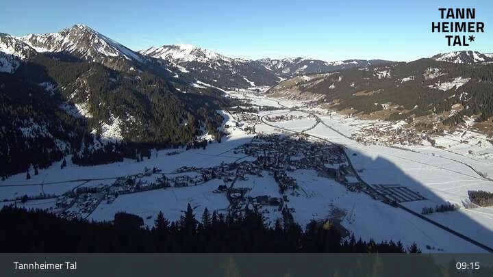 Archiv Foto Webcam Tannheim: Mittelstation Neunerköpfle
