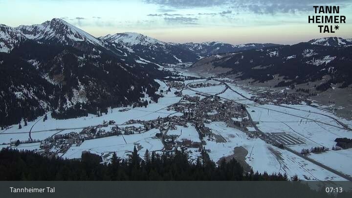 Archiv Foto Webcam Tannheim: Mittelstation Neunerköpfle