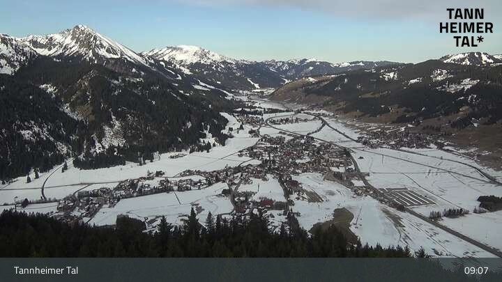 Archiv Foto Webcam Tannheim: Mittelstation Neunerköpfle