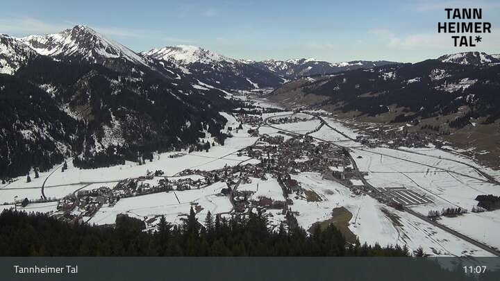 Archiv Foto Webcam Tannheim: Mittelstation Neunerköpfle