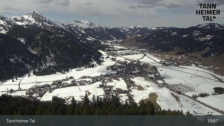 Archiv Foto Webcam Tannheim: Mittelstation Neunerköpfle