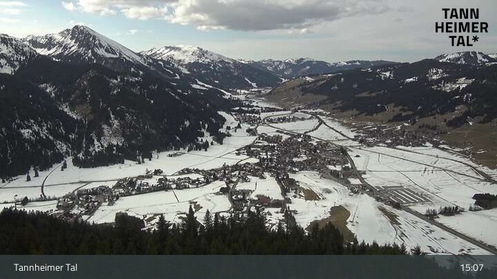Archiv Foto Webcam Tannheim: Mittelstation Neunerköpfle