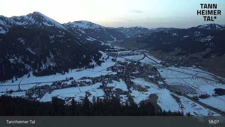 Archiv Foto Webcam Tannheim: Mittelstation Neunerköpfle