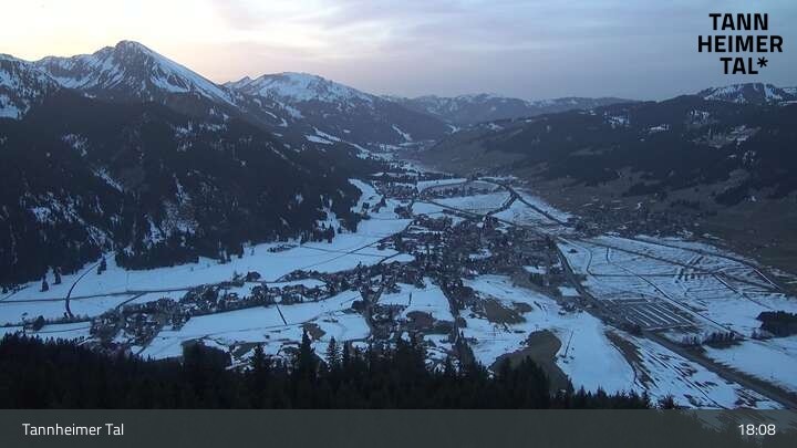 Archiv Foto Webcam Tannheim: Mittelstation Neunerköpfle