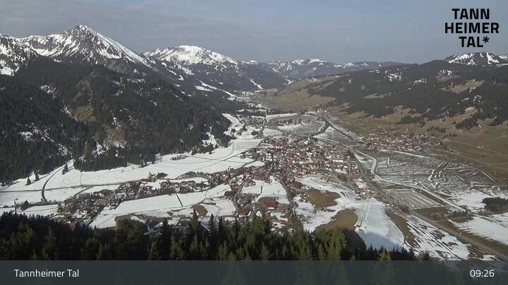Archiv Foto Webcam Tannheim: Mittelstation Neunerköpfle