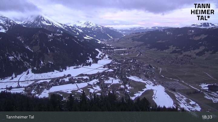 Archiv Foto Webcam Tannheim: Mittelstation Neunerköpfle