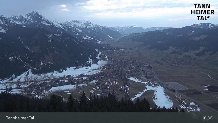 Archiv Foto Webcam Tannheim: Mittelstation Neunerköpfle