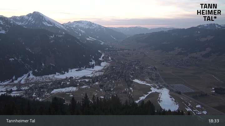 Archiv Foto Webcam Tannheim: Mittelstation Neunerköpfle