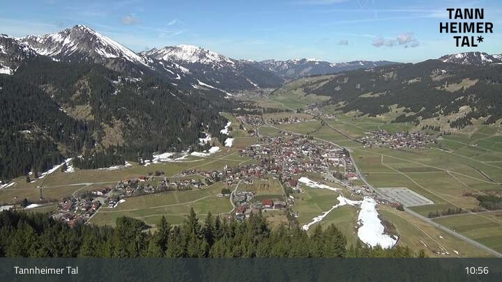 Archived image Webcam Tannheim: Mid sSation Neunerkoepfle