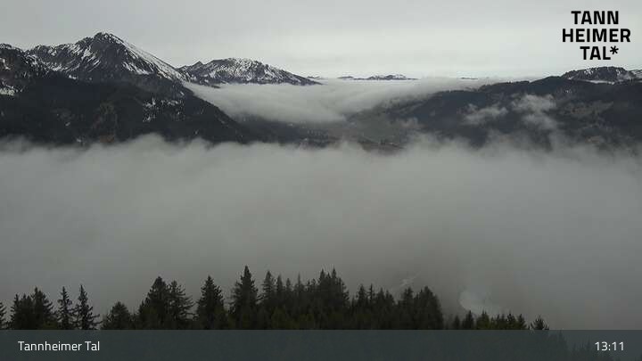 Archiv Foto Webcam Tannheim: Mittelstation Neunerköpfle