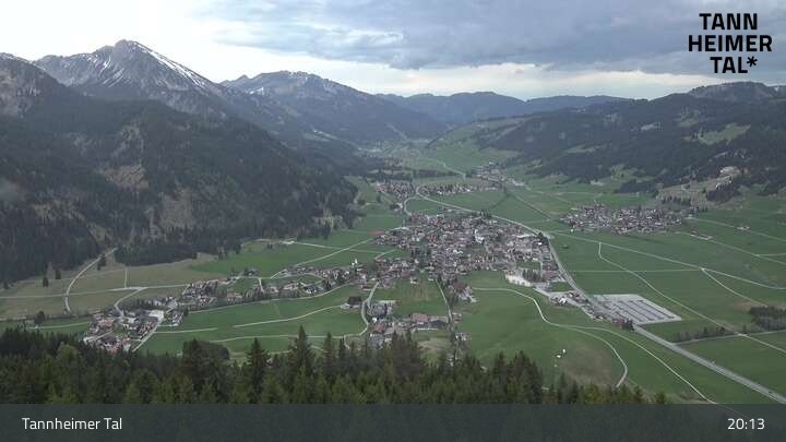 Archiv Foto Webcam Tannheim: Mittelstation Neunerköpfle