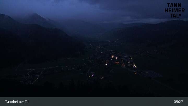 Archiv Foto Webcam Tannheim: Mittelstation Neunerköpfle