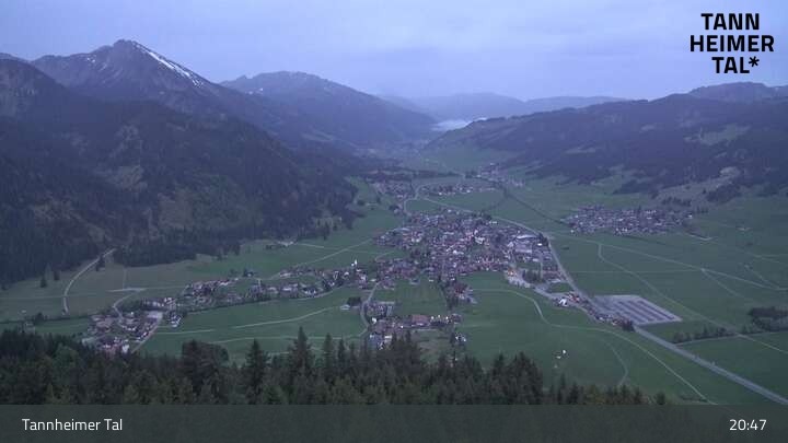 Archiv Foto Webcam Tannheim: Mittelstation Neunerköpfle